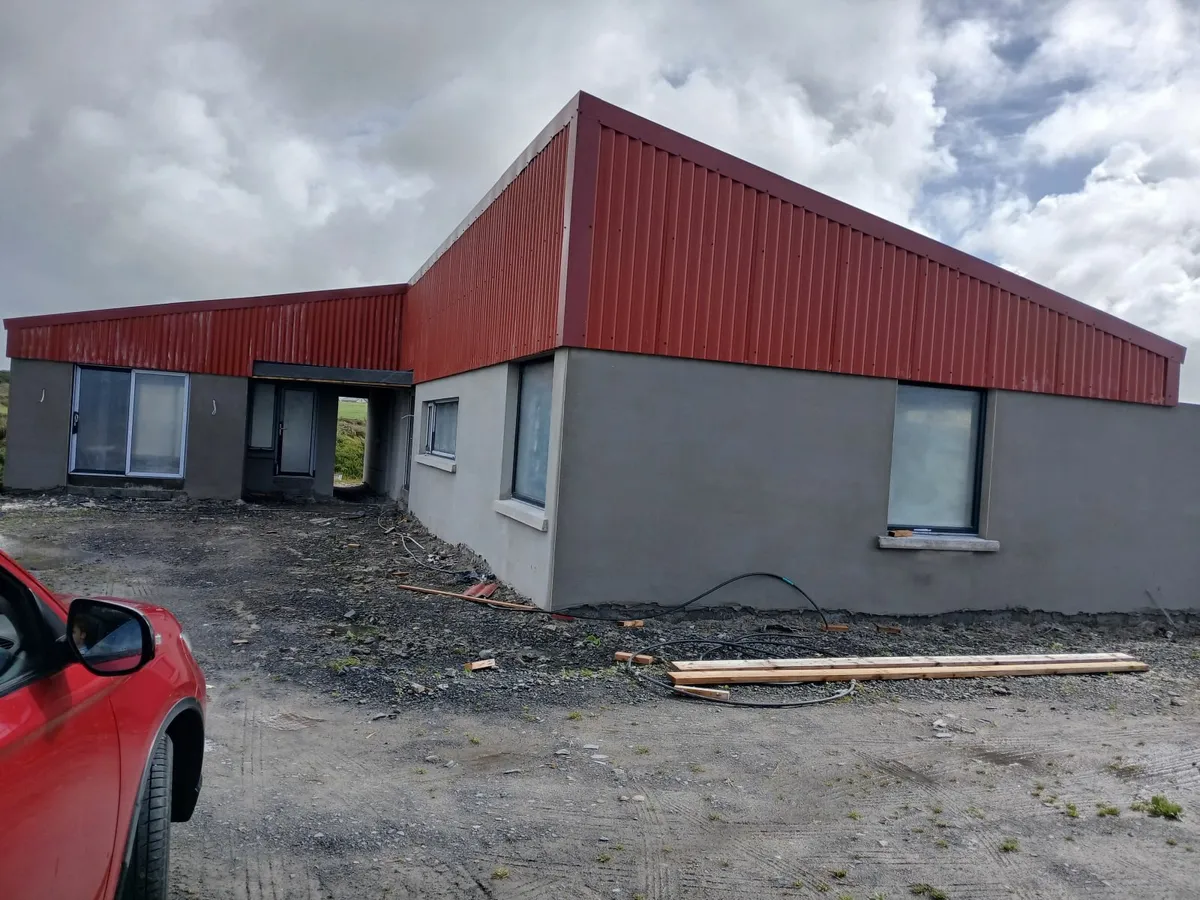 B5 Spanish Red Corrugated Fibre Cement sheets - Image 1