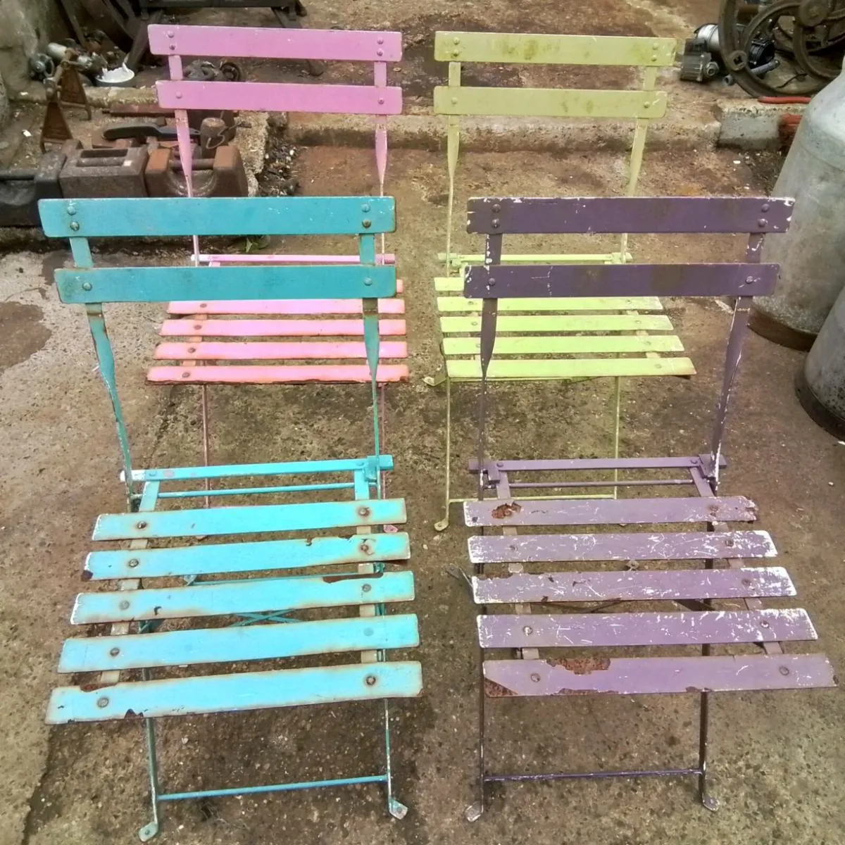 GARDEN CHAIRS (4) - Image 1