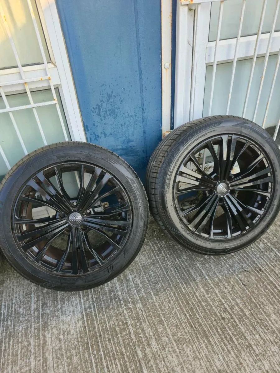 20" OZ Black Alloys 5x130 , Touareg, Q7 etc - Image 2