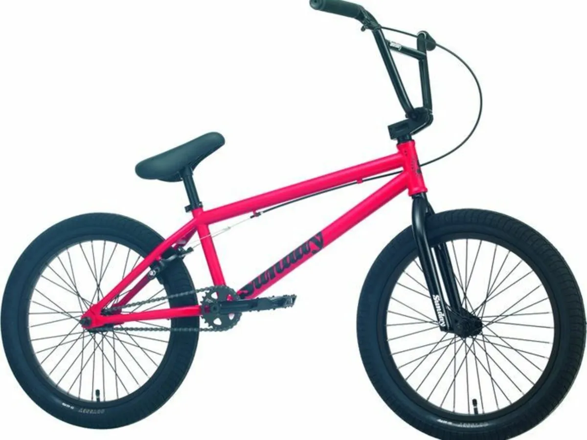 Sunday Primer 20" matte fire engine red BMX