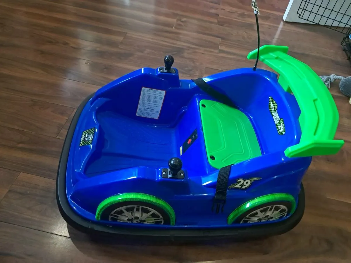 Flybar  Racer 6V Blue Bumper Car - Image 1