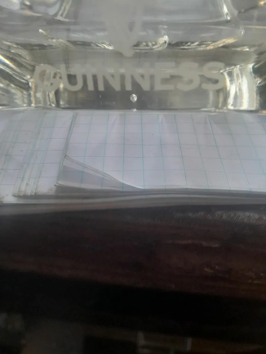 Large guinness  glass ashtray - Image 2