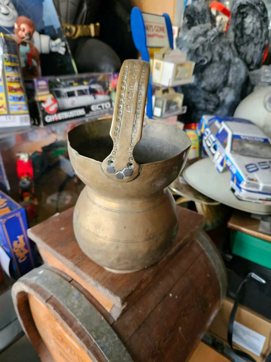 Vintage Brass Spitoon - Image 3