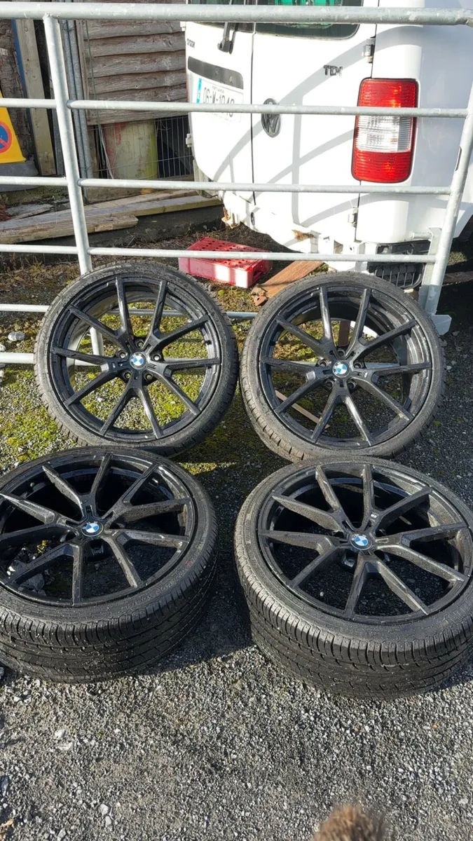 Bmw alloys & brand new tyres - Image 1