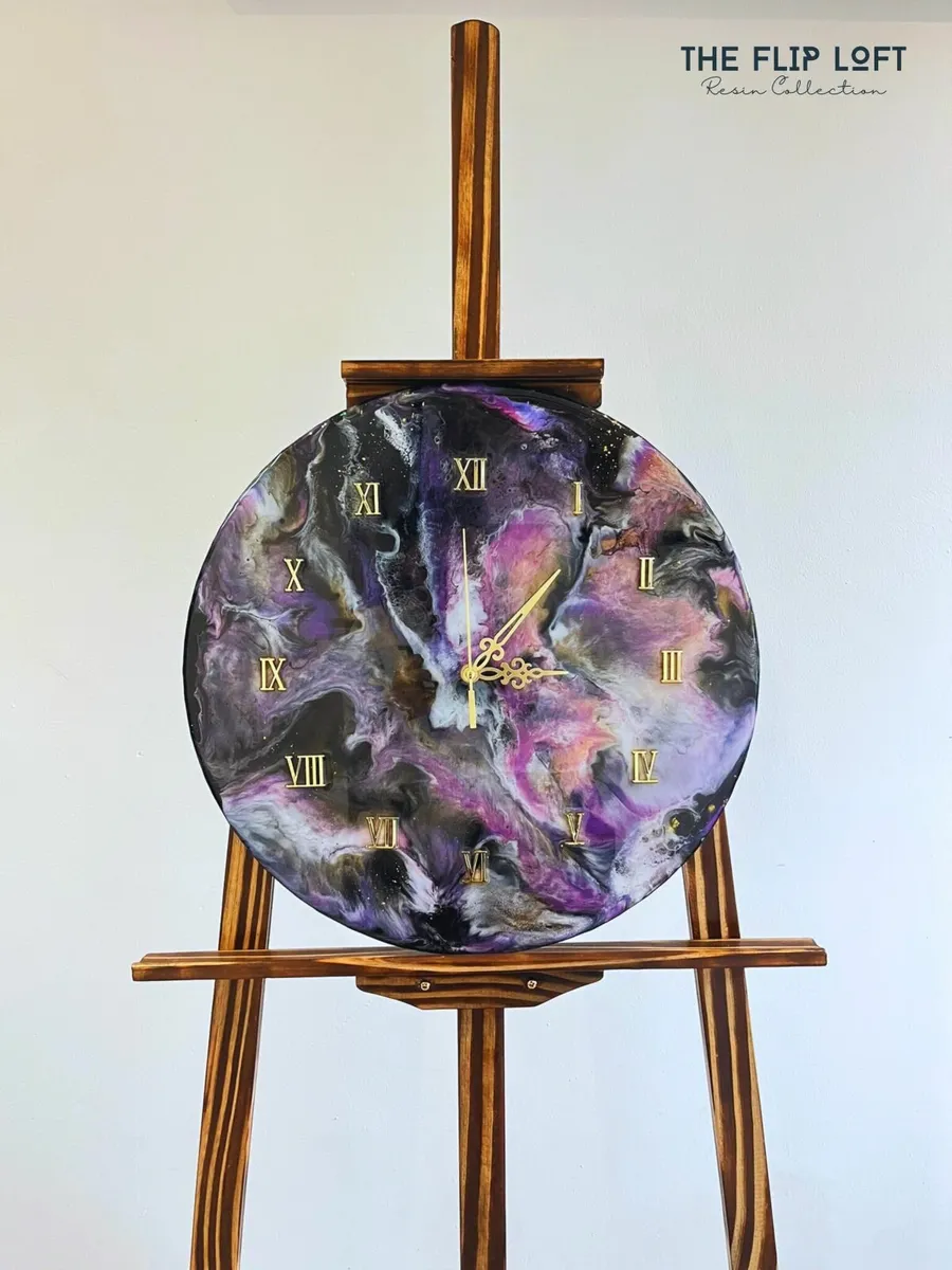 Luxury Clock - Resin Functional Art - Image 2