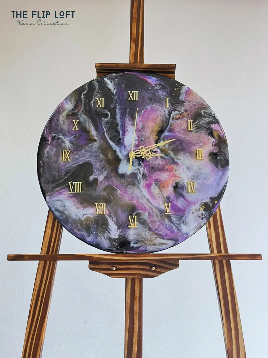 Luxury Clock - Resin Functional Art - Image 4