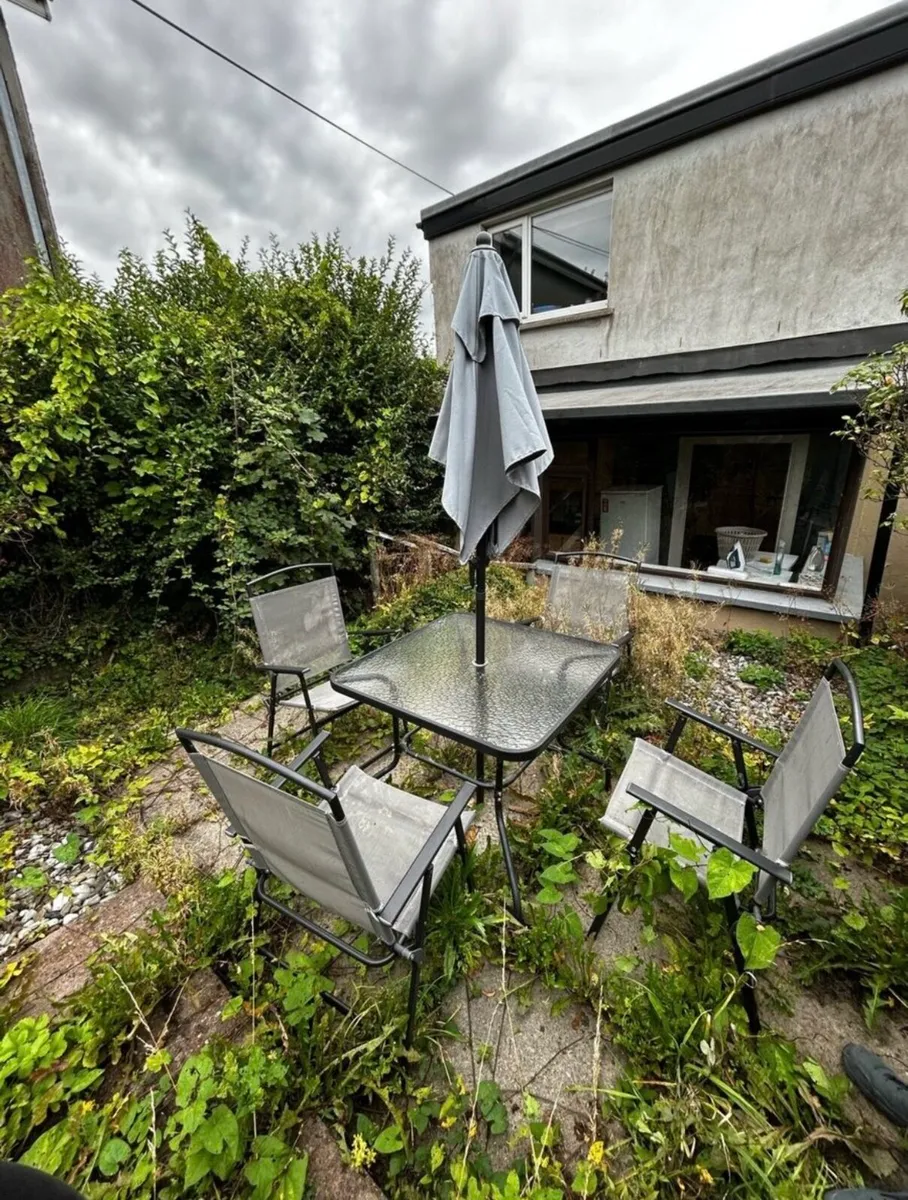 Garden table and chairs