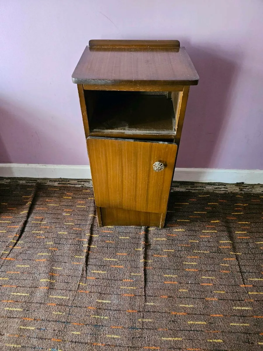 Vintage Antique Bedside Locker - Image 1