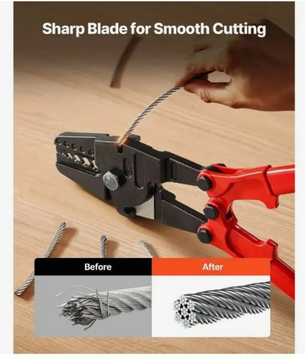24 Inch Hand Swager Crimper 5 Cavity - Image 4