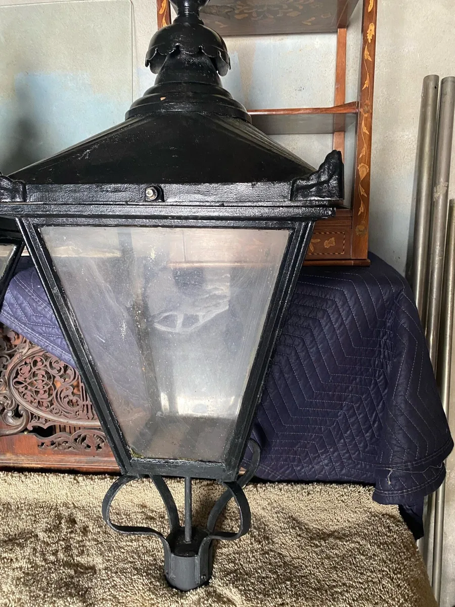 Apaiir of street Lanterns early 19 century sell fo - Image 3