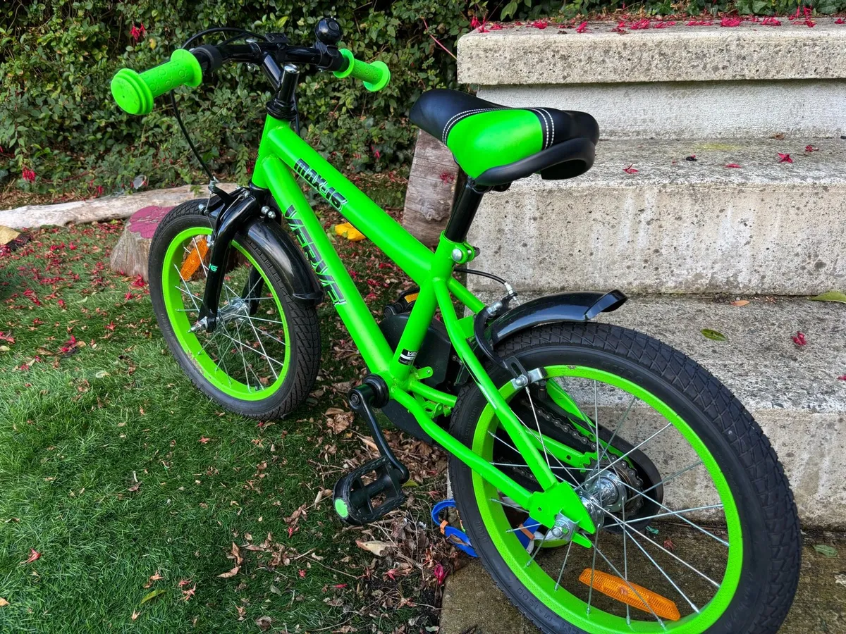 Boys – 16 Inch Verve Max II Bike Green - Image 2