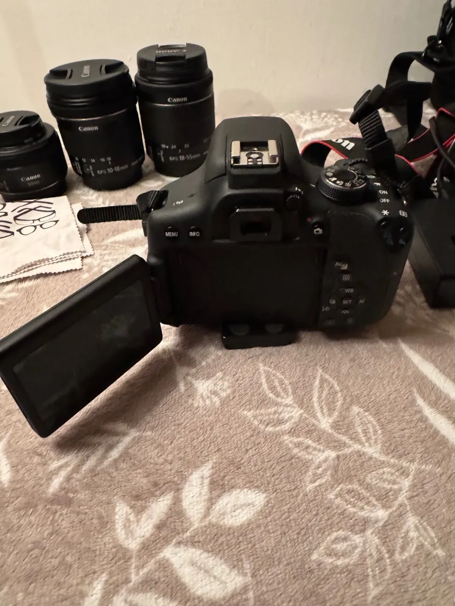 Canon EOS 750D Camera Bundle – Excellent Condition - Image 2