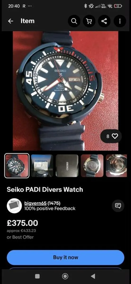 seiko diver padi - Image 1