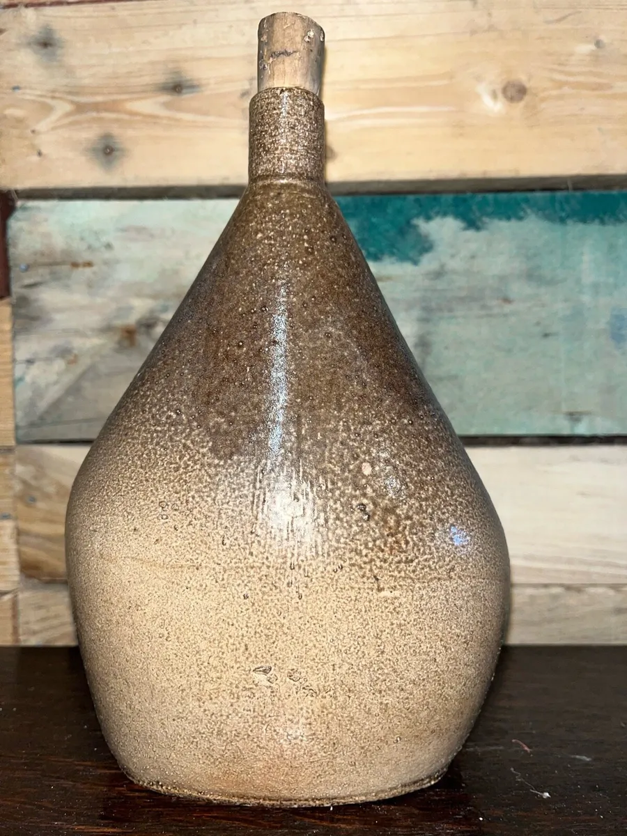 Vintage Pottery Liquor Bottle - Image 2