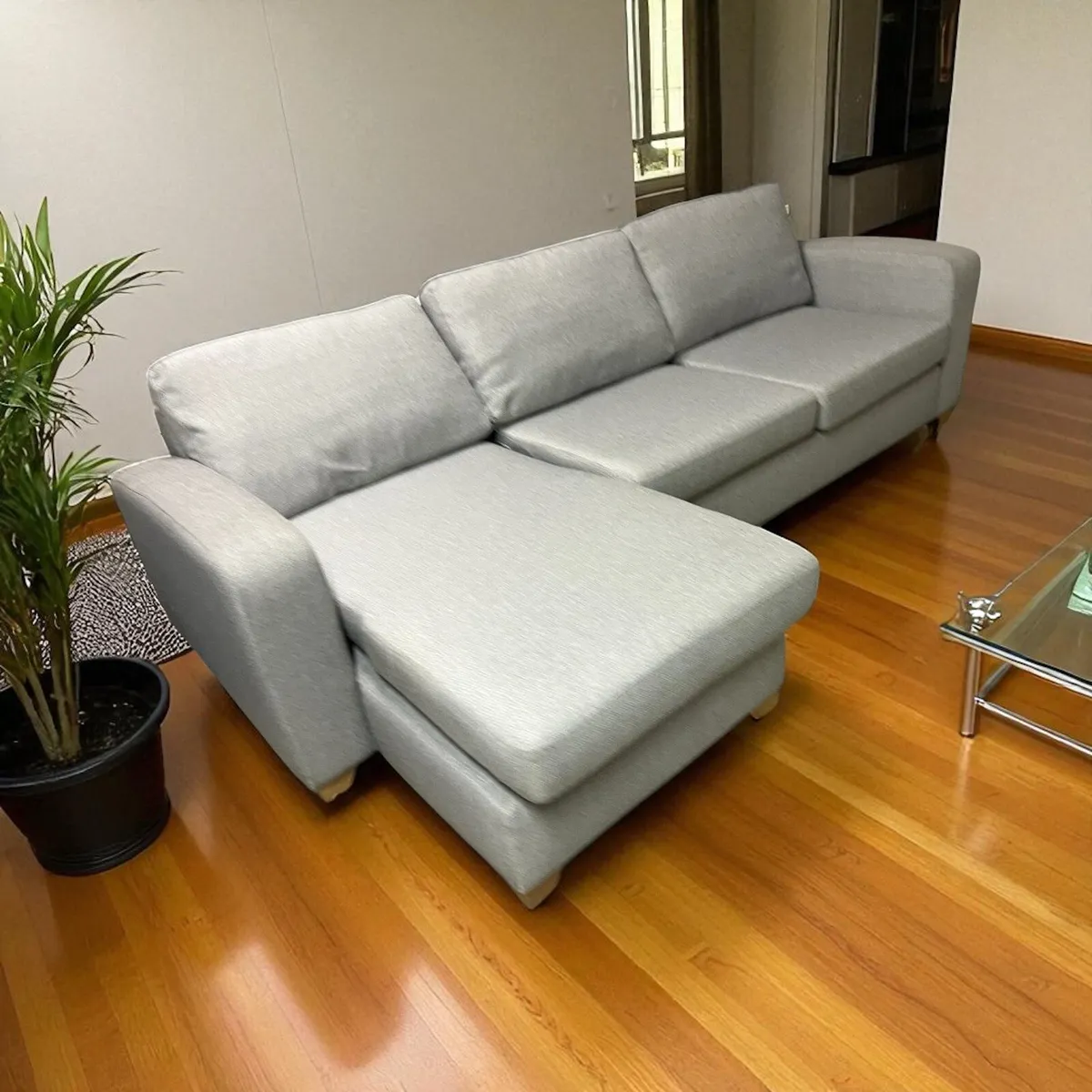 DFS Grey corner sofa couch Furniture - Image 3