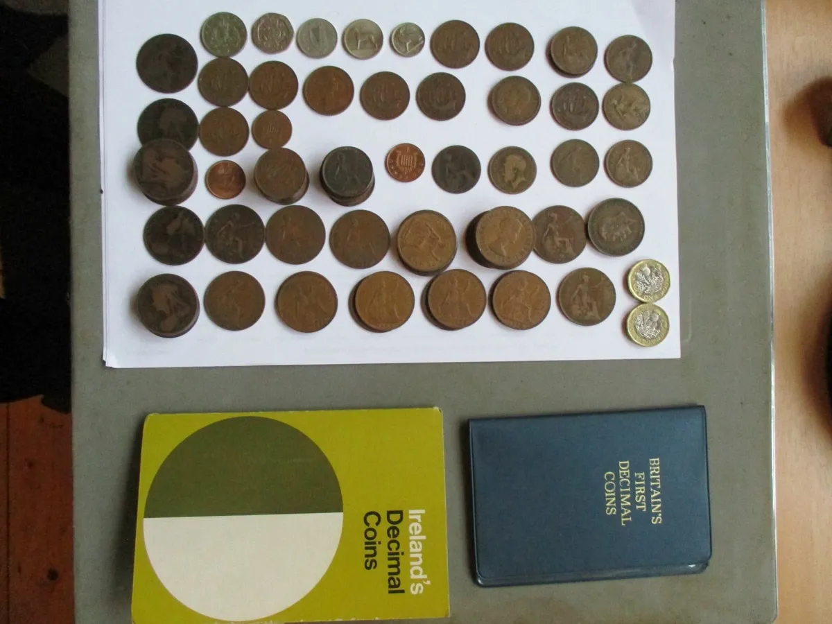 Large Eire& Uk -Coin Collections