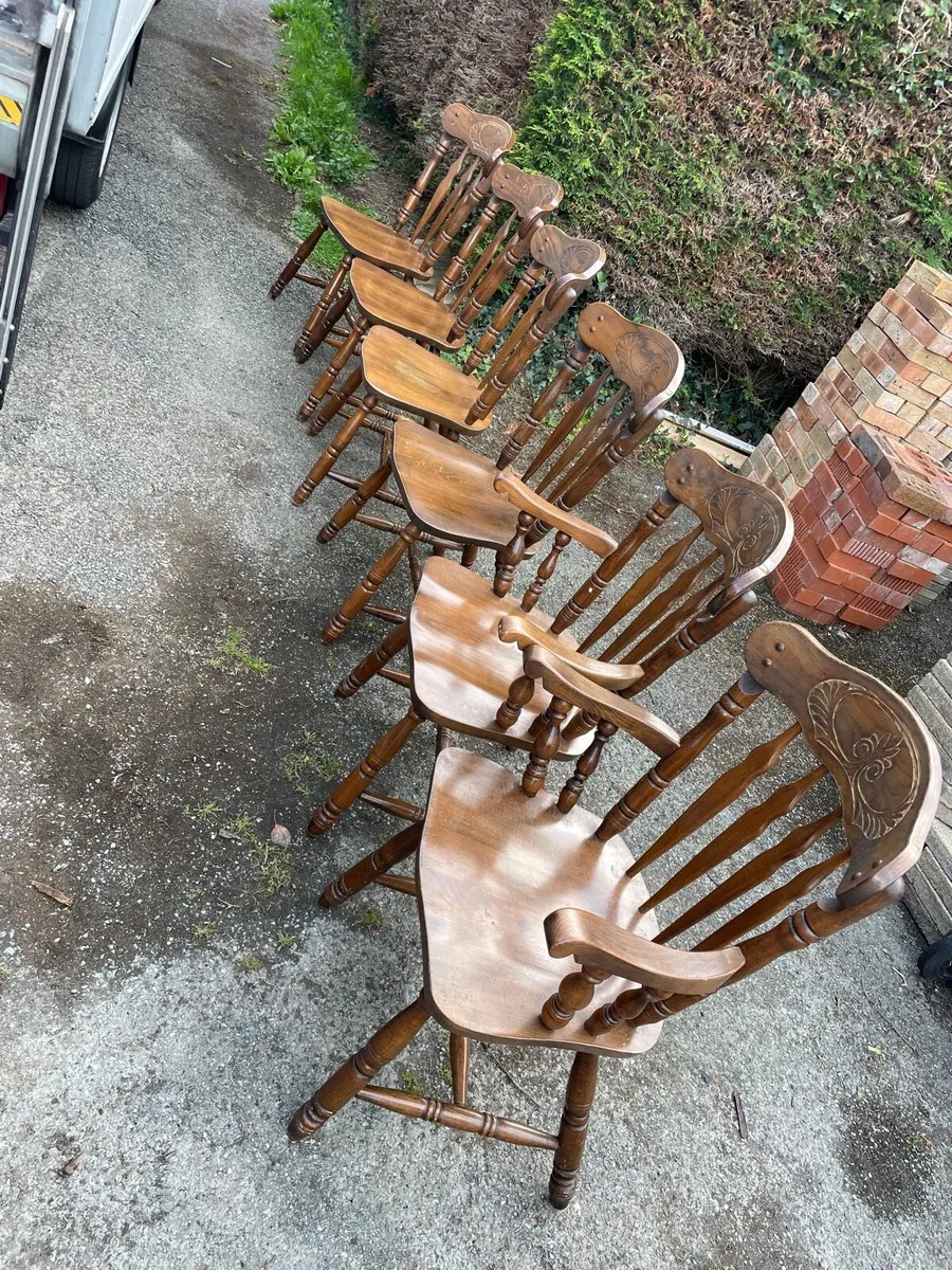 Kitchen chairs x6 - Image 1
