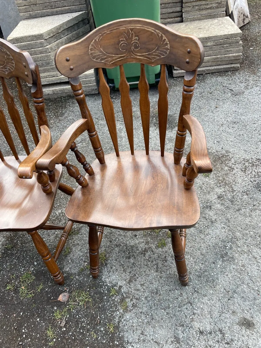 Kitchen chairs x6 - Image 2