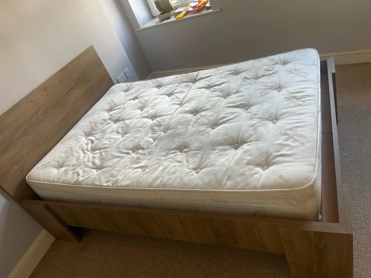 As New - Gorgeous 4 Ft 6” Double Bed Frame - Image 2