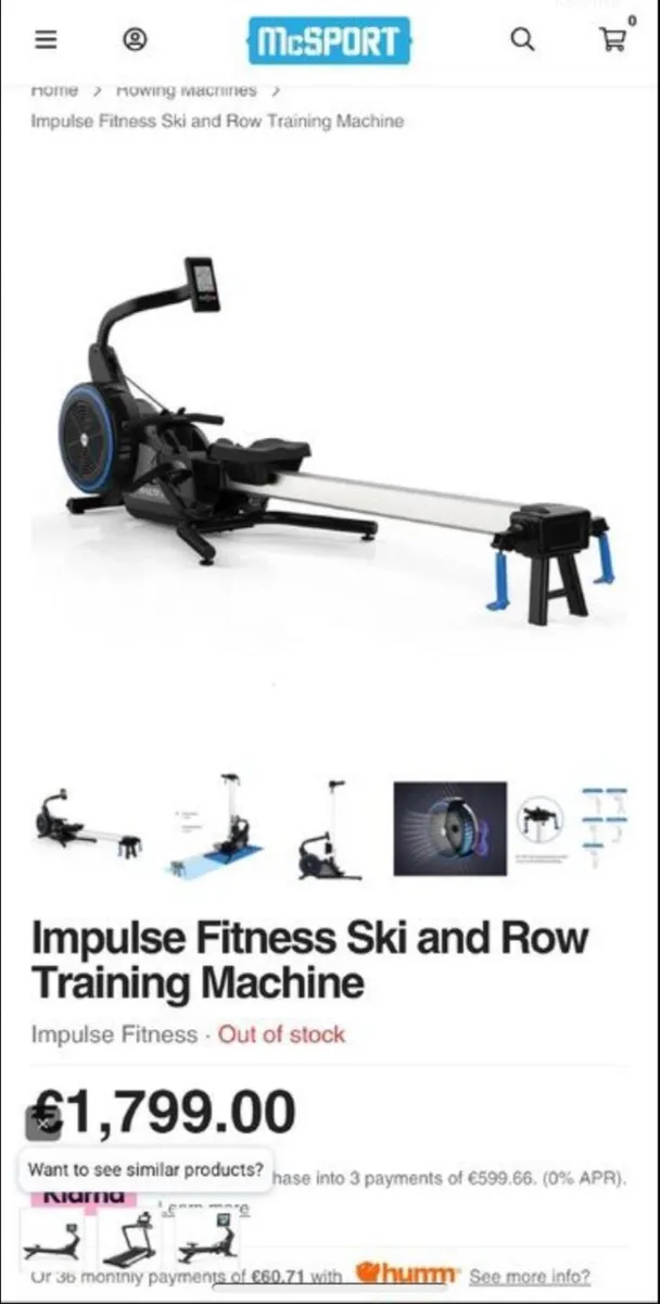 Ski/Row Machine - Image 1