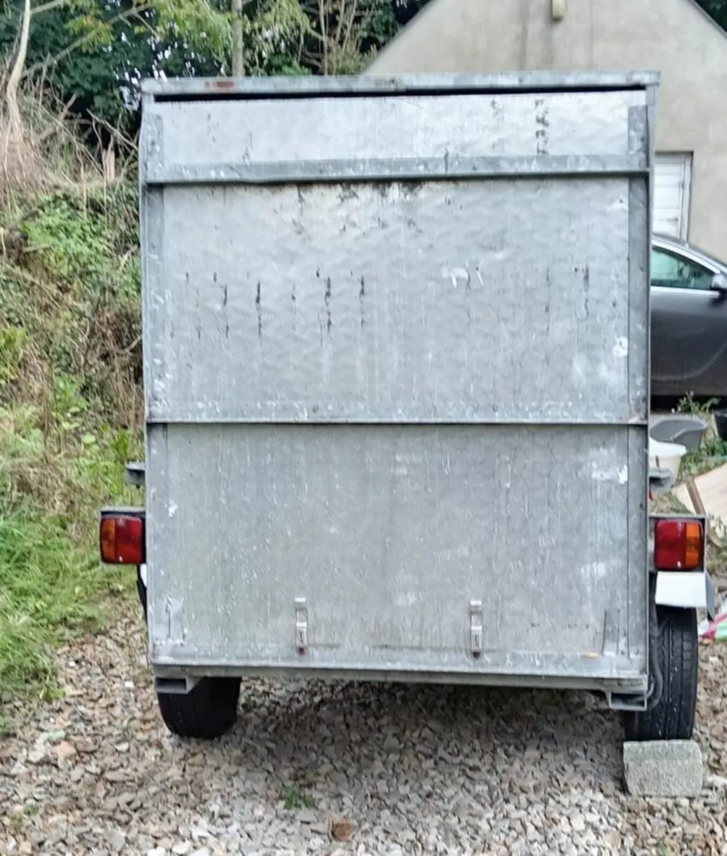 Galvanized enclosed trailer - Image 1