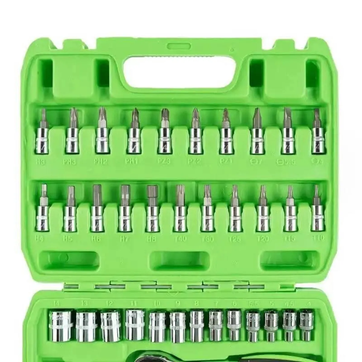 46 PIECE 1/4″ DR METRIC SOCKET & BIT SET - Image 4