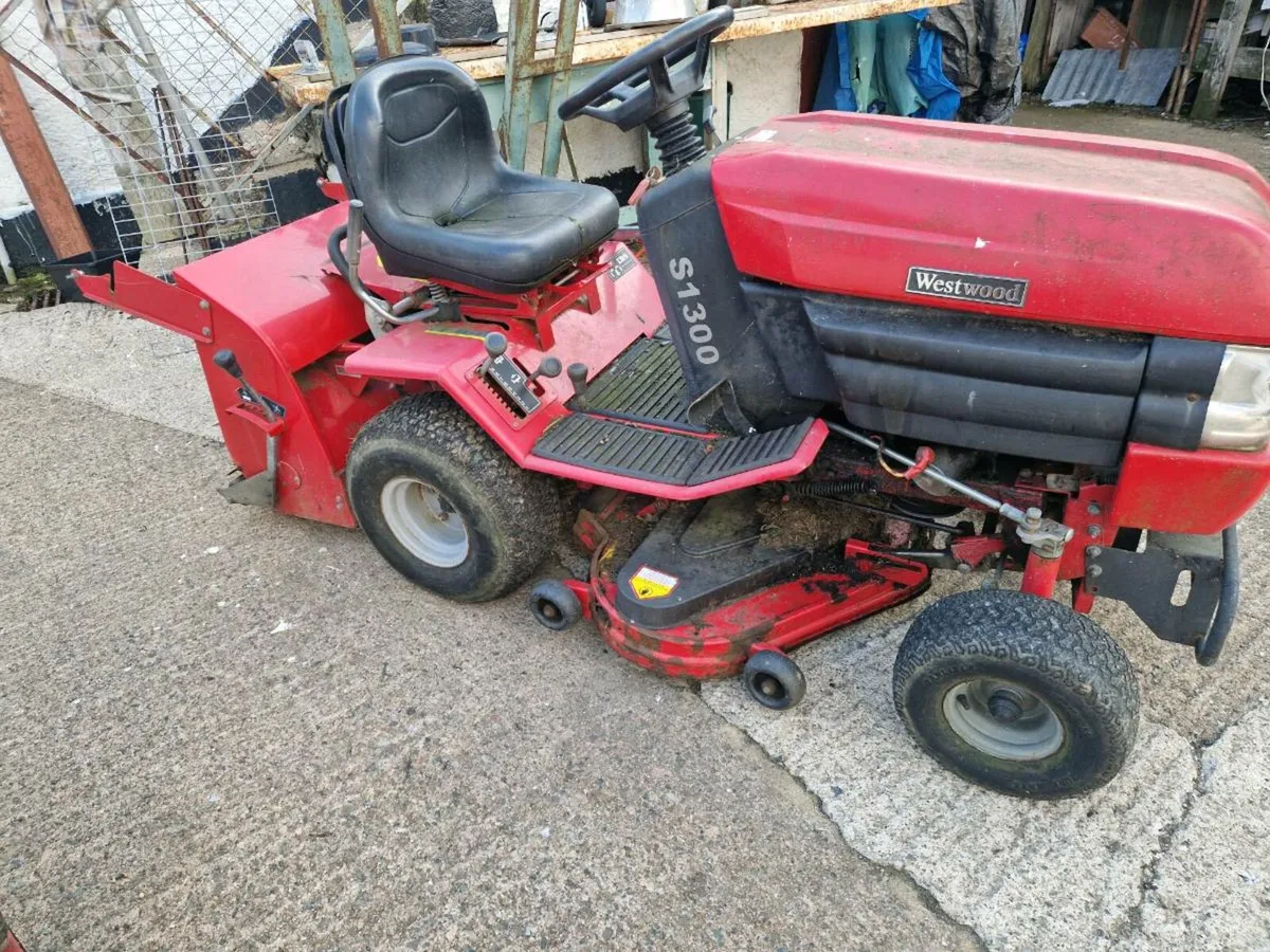 Rideon lawnmower - Image 1