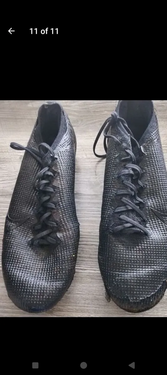 Black nike Mercurial football boots.. - Image 1