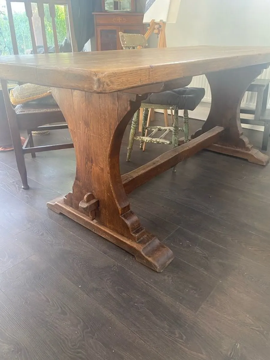 Antique dining table - Image 2