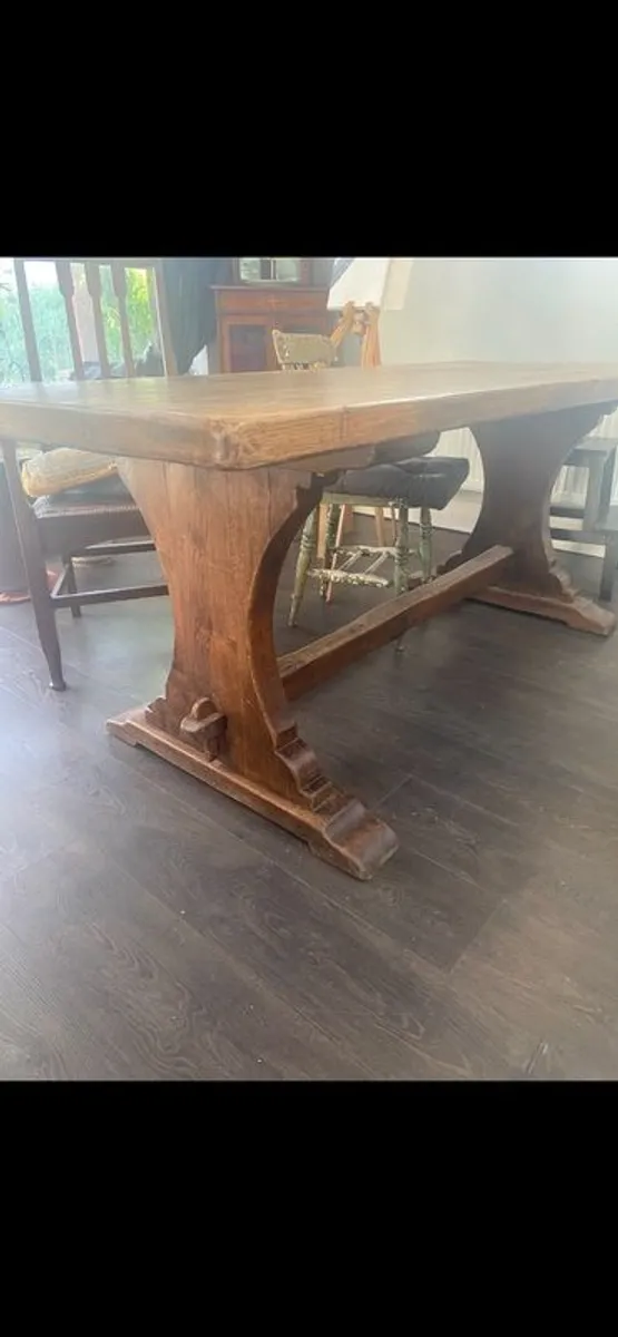 Antique dining table - Image 3