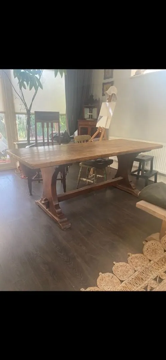 Antique dining table - Image 4