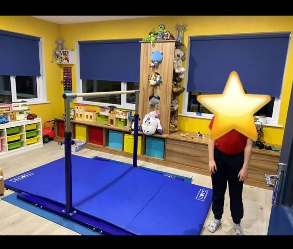 Gymnastics High Bar & Mat - Image 1