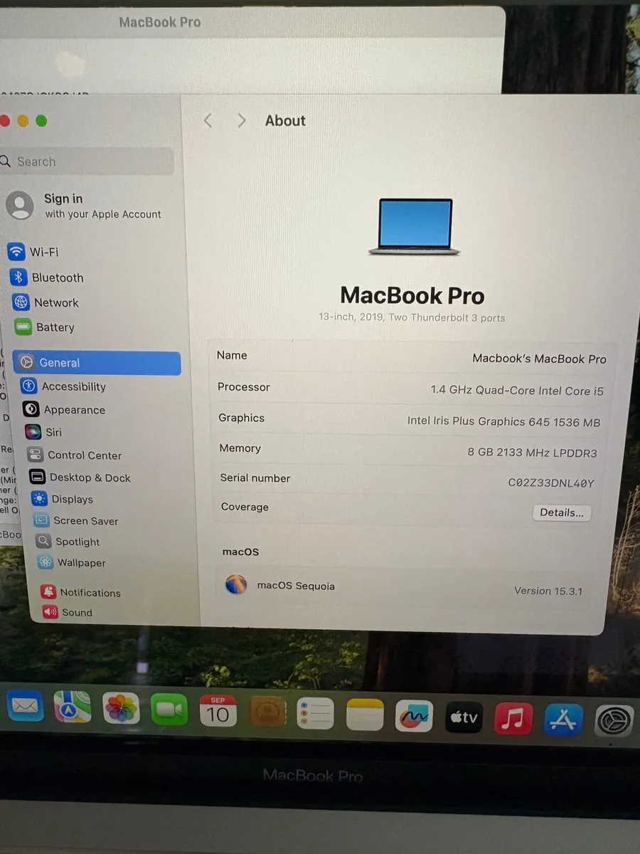 Apple MacBook Pro Sequoia TouchBar 13" 8gb/128gb - Image 2