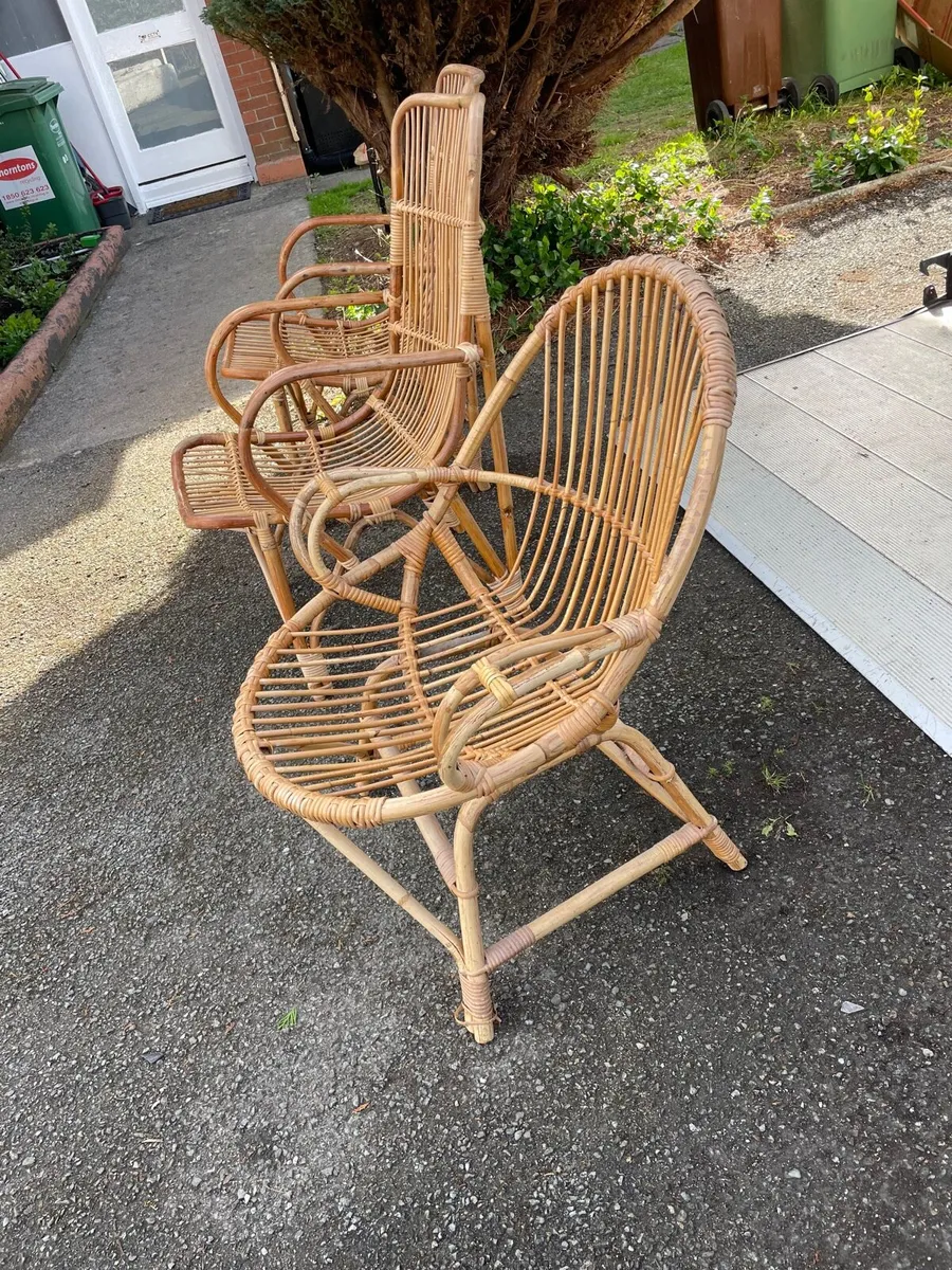 3 wicked garden chairs - Image 2