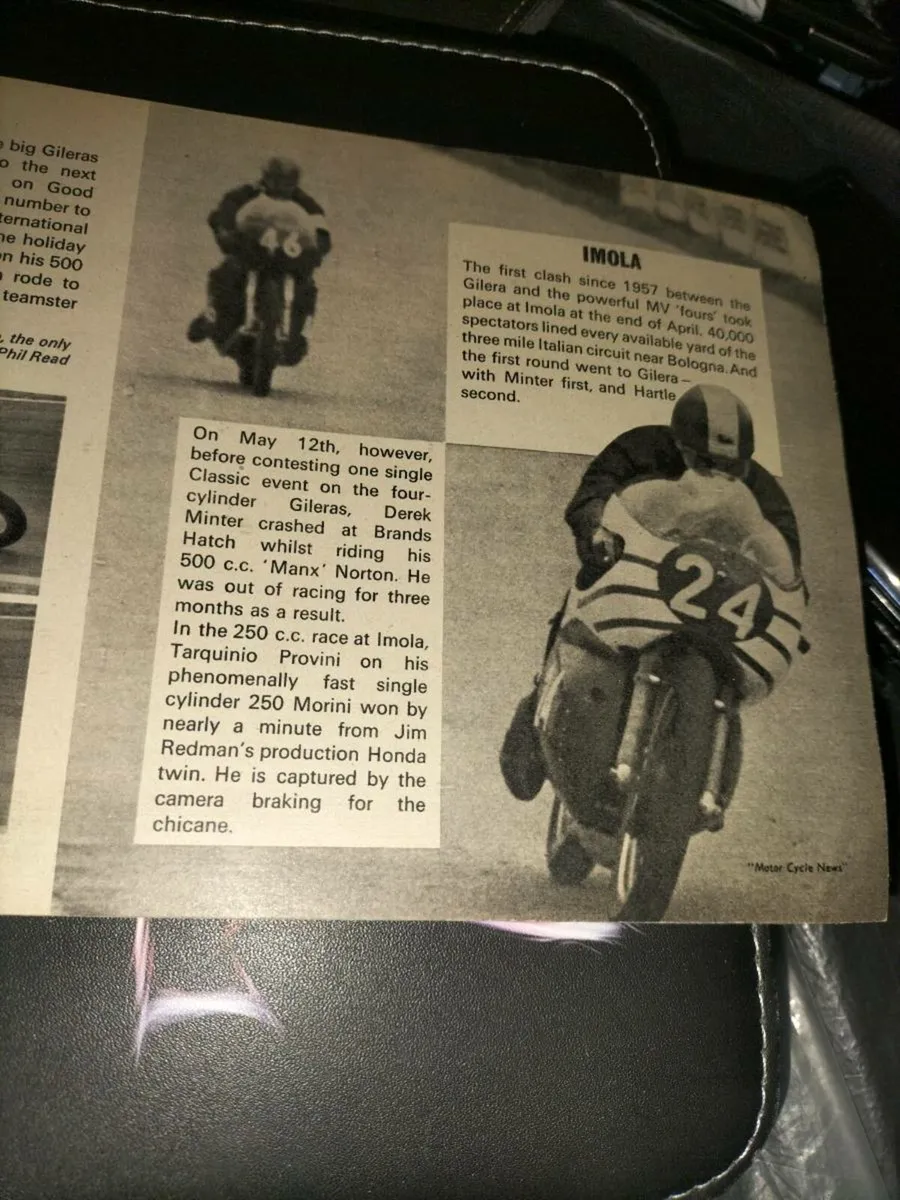 OLD RARE CAR RACE BIKE BOOK - Image 2