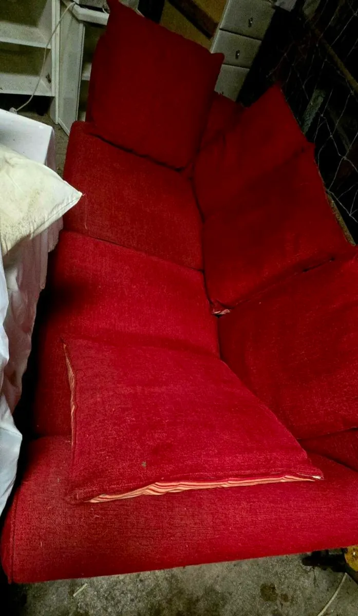 Red sofa - Image 1