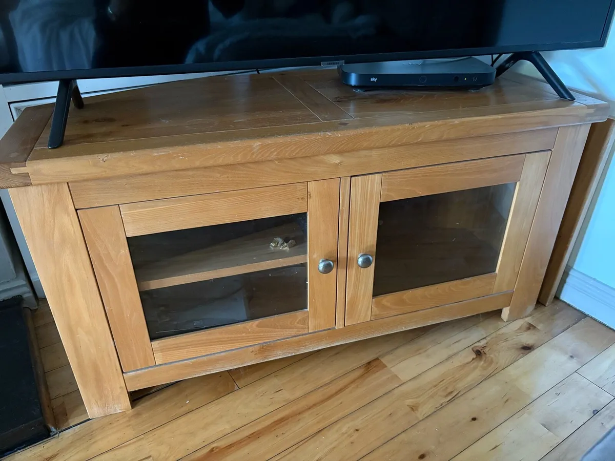 Tv cabinet solid wood - Image 1
