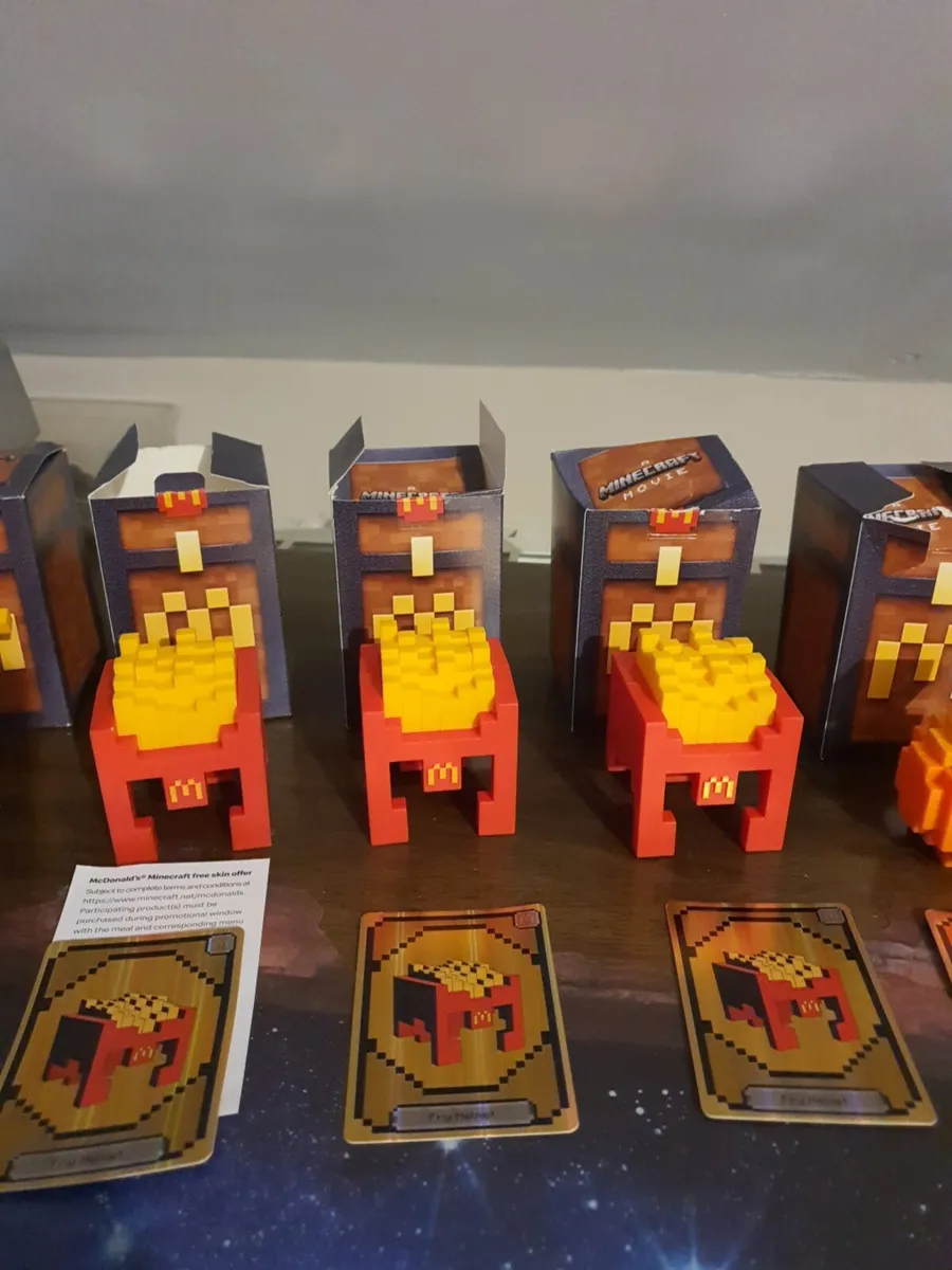 Mcdonald's adult minecraft toy and valid code - Image 3