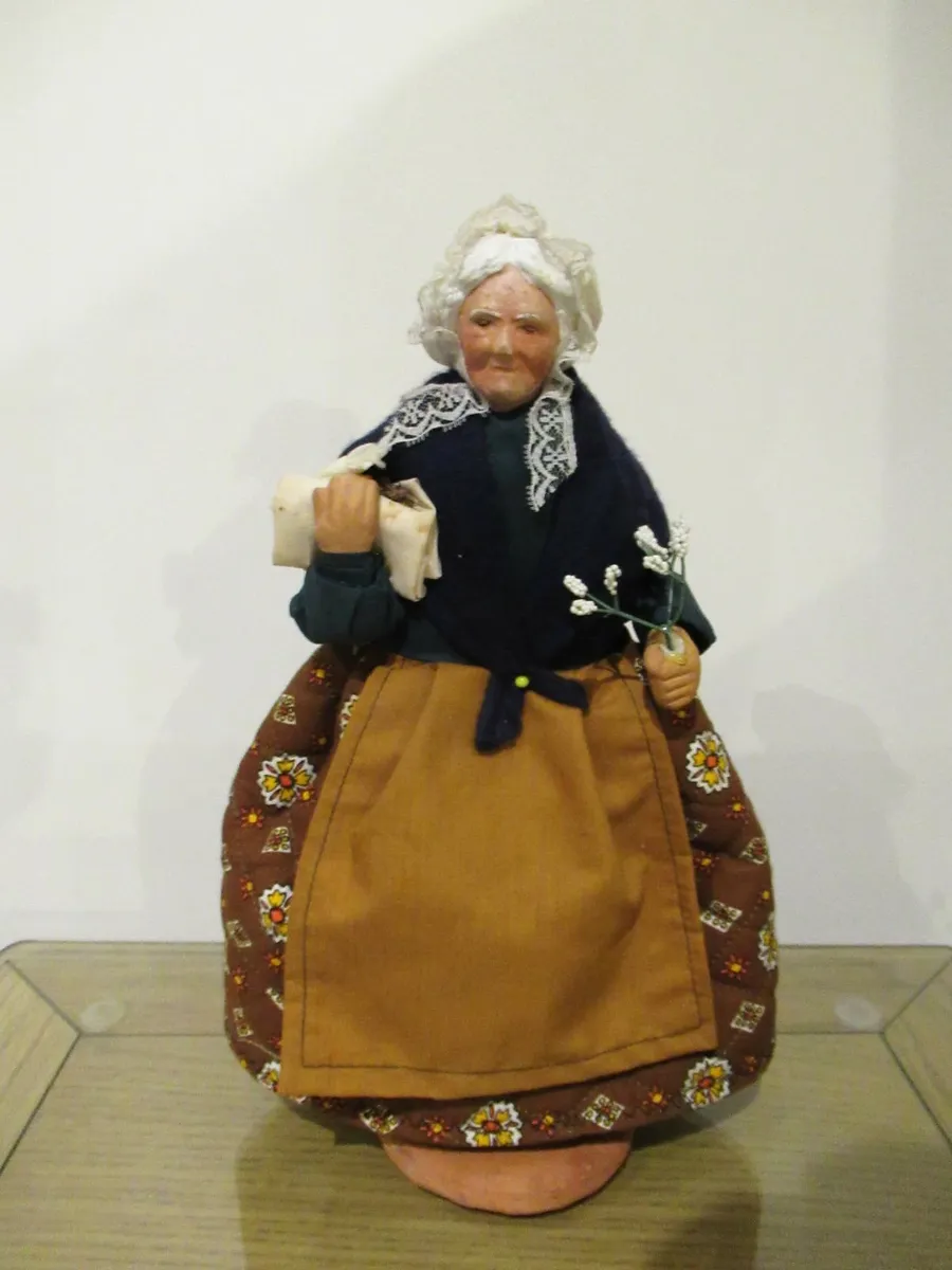 antique vintage granny doll women ornament gift - Image 1