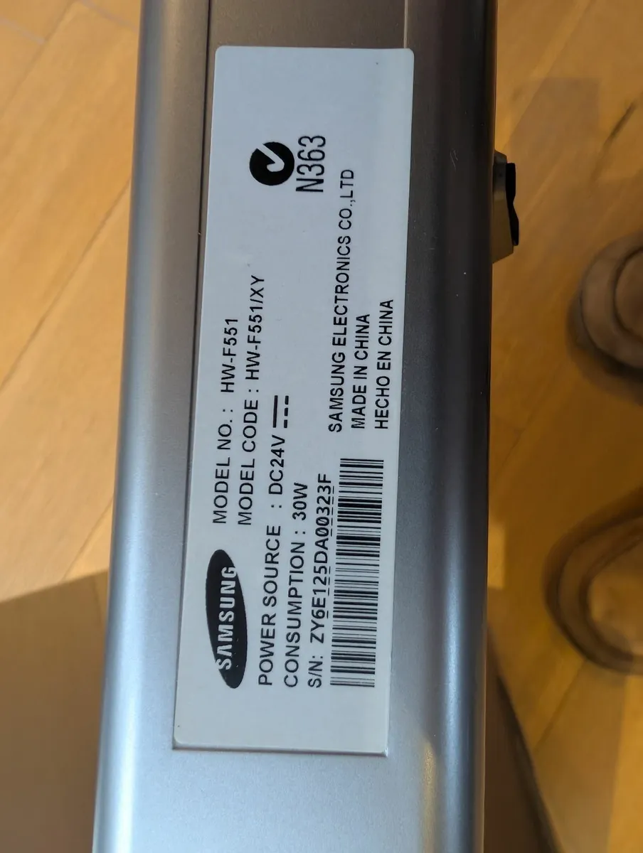 Samsung Soundbar and Subwoofer - Image 4