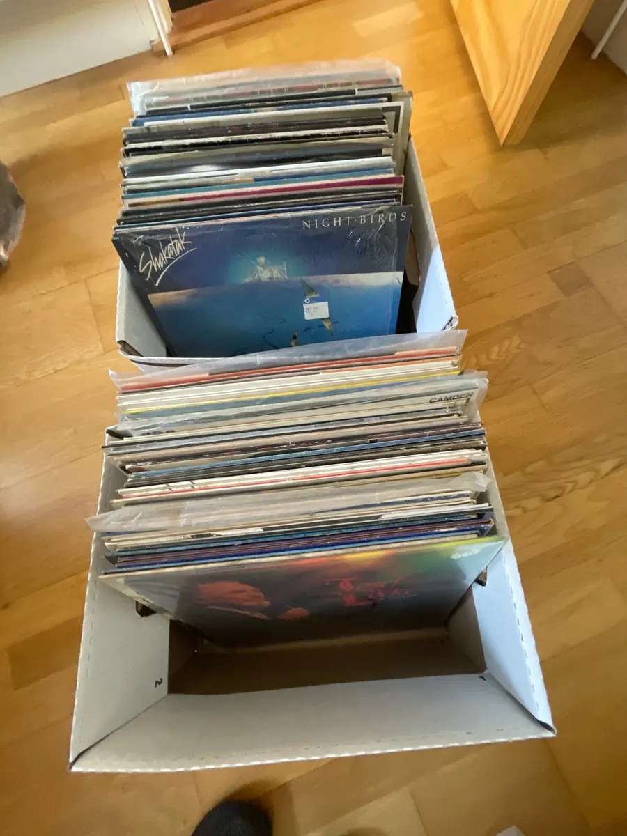 2 boxes of various LP’