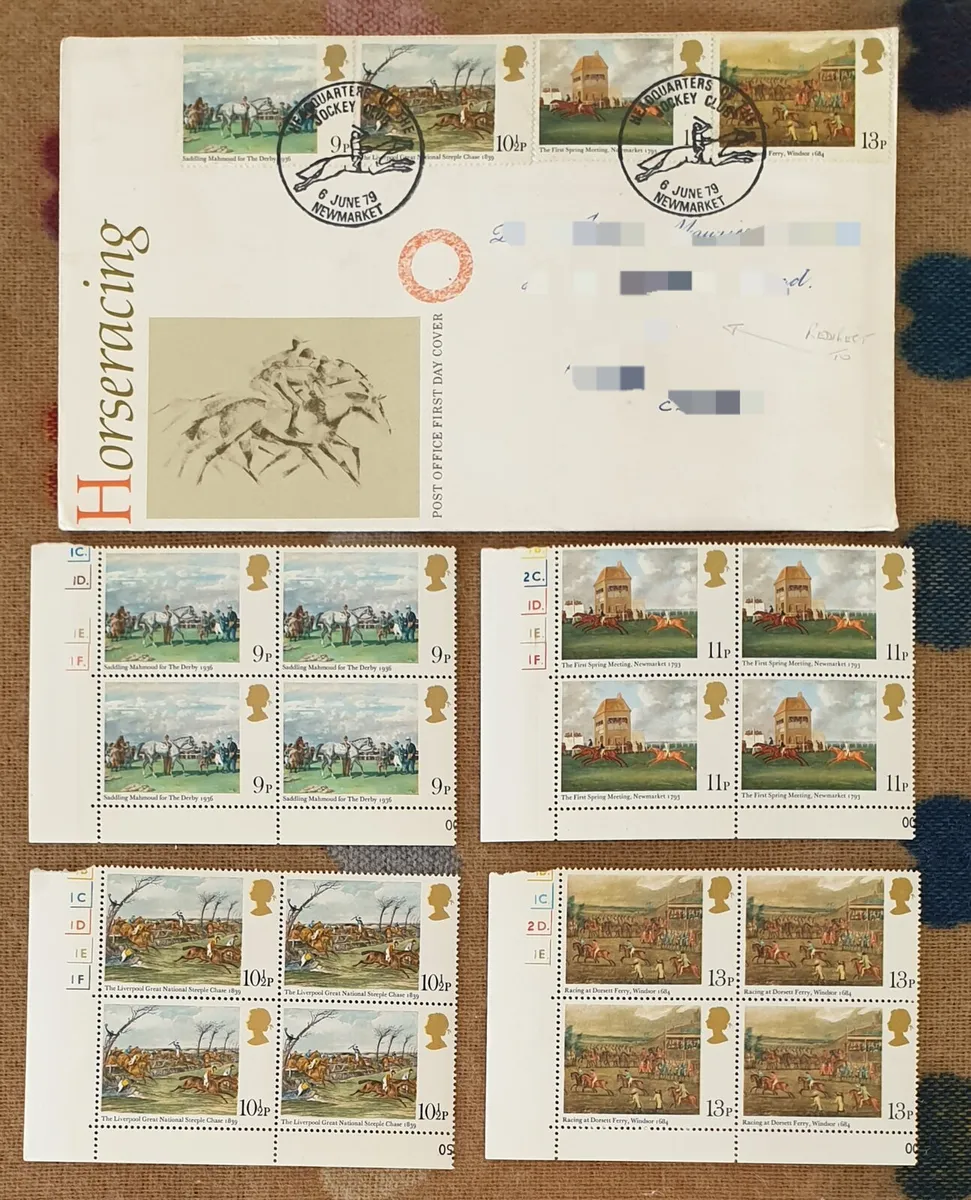 UK 1st Day Cover & Blocks (#4) 1979 - Image 1
