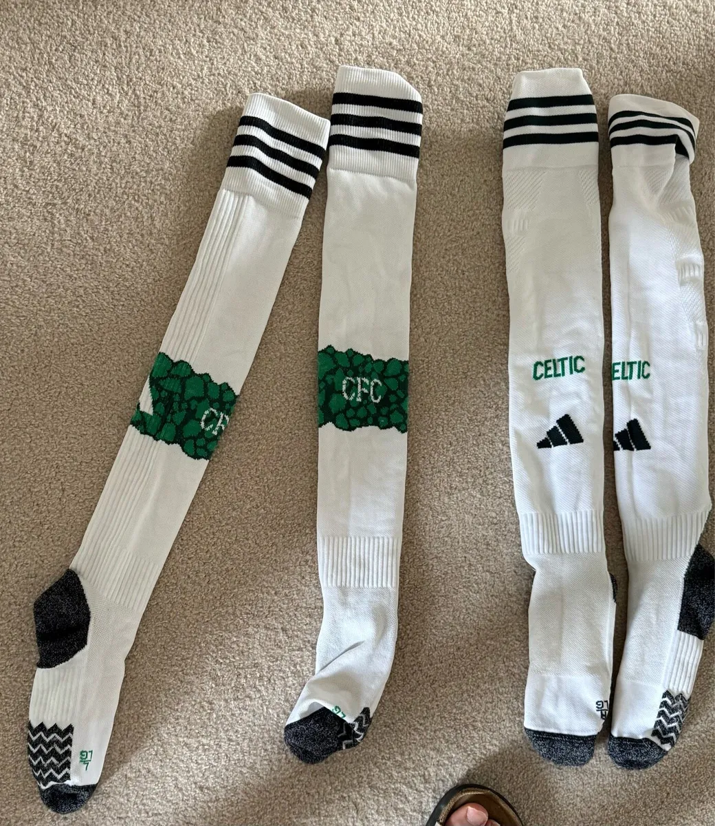 2 Pairs Celtic Large Football socks - adidas