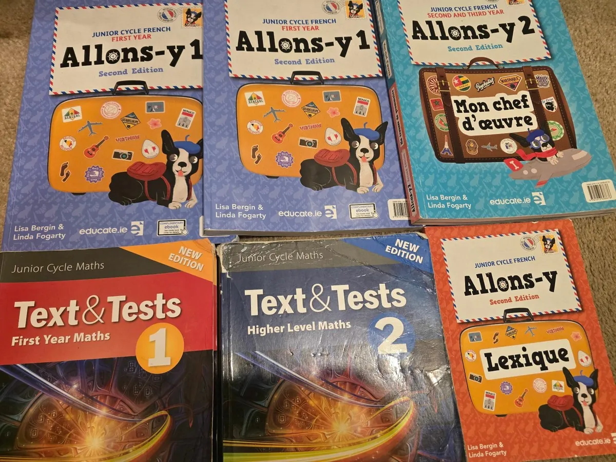 Junior cert books and workbooks - Image 1