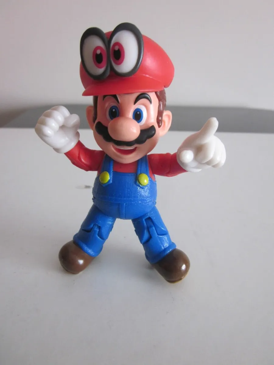 Super Mario with Cappy Jakks Poseable 4.5" Figure - Image 1