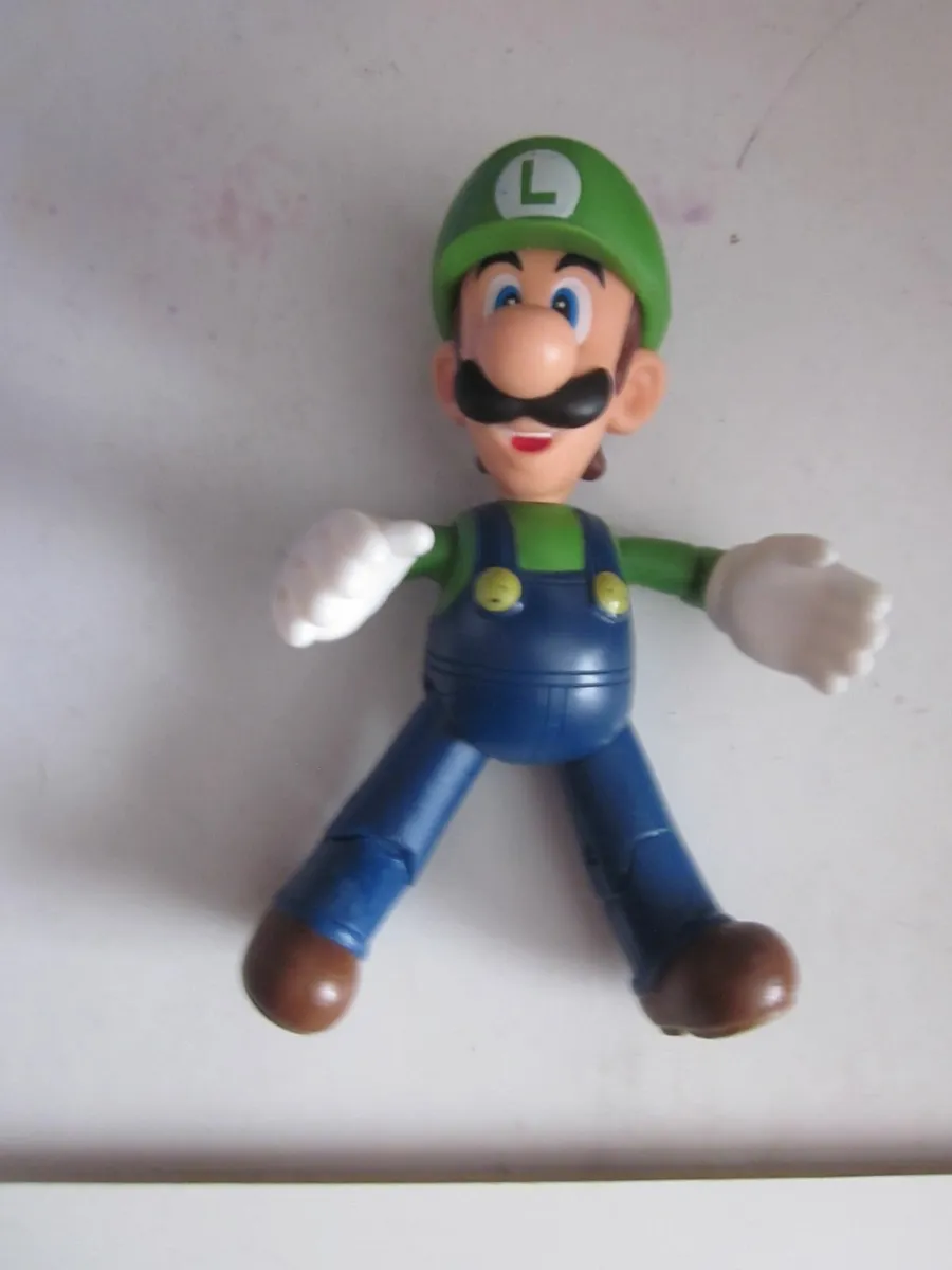 Super Mario Jakks Poseable 4.5" Luigi Figure 2015 - Image 2