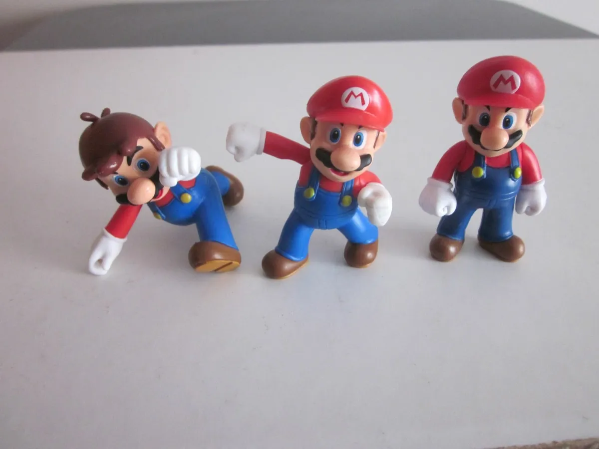 Super Mario Jakks Poseable 2.5" Figures X3 - Image 1