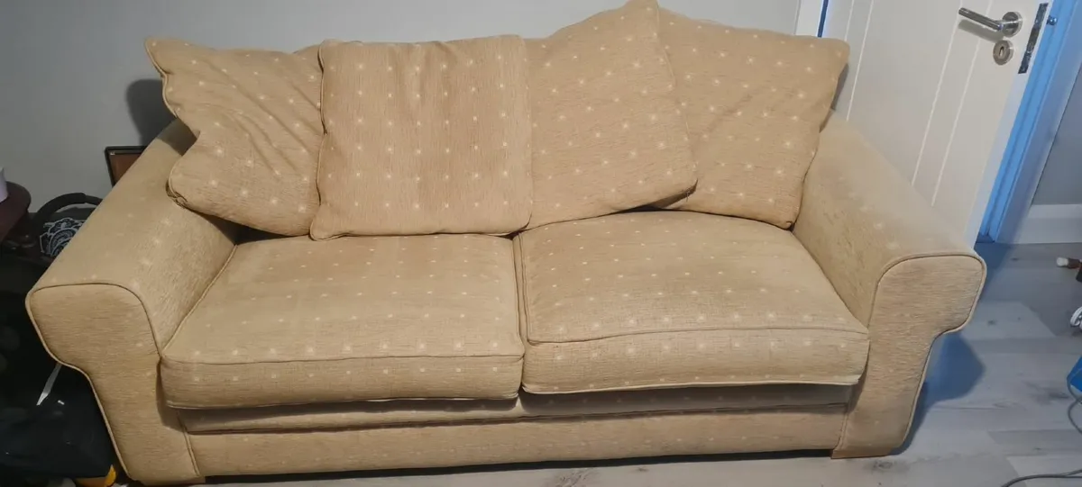 3 piece suite with pull out sofa bed (double) - Image 2