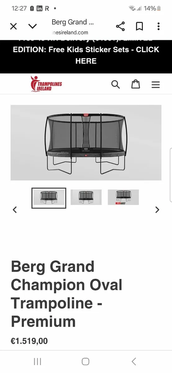 Berg Trampoline - Image 1