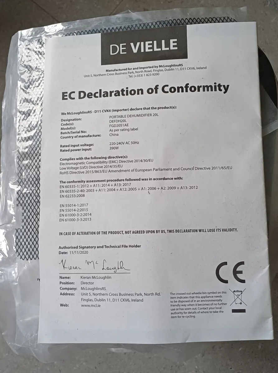 Dehumidifier - Image 1
